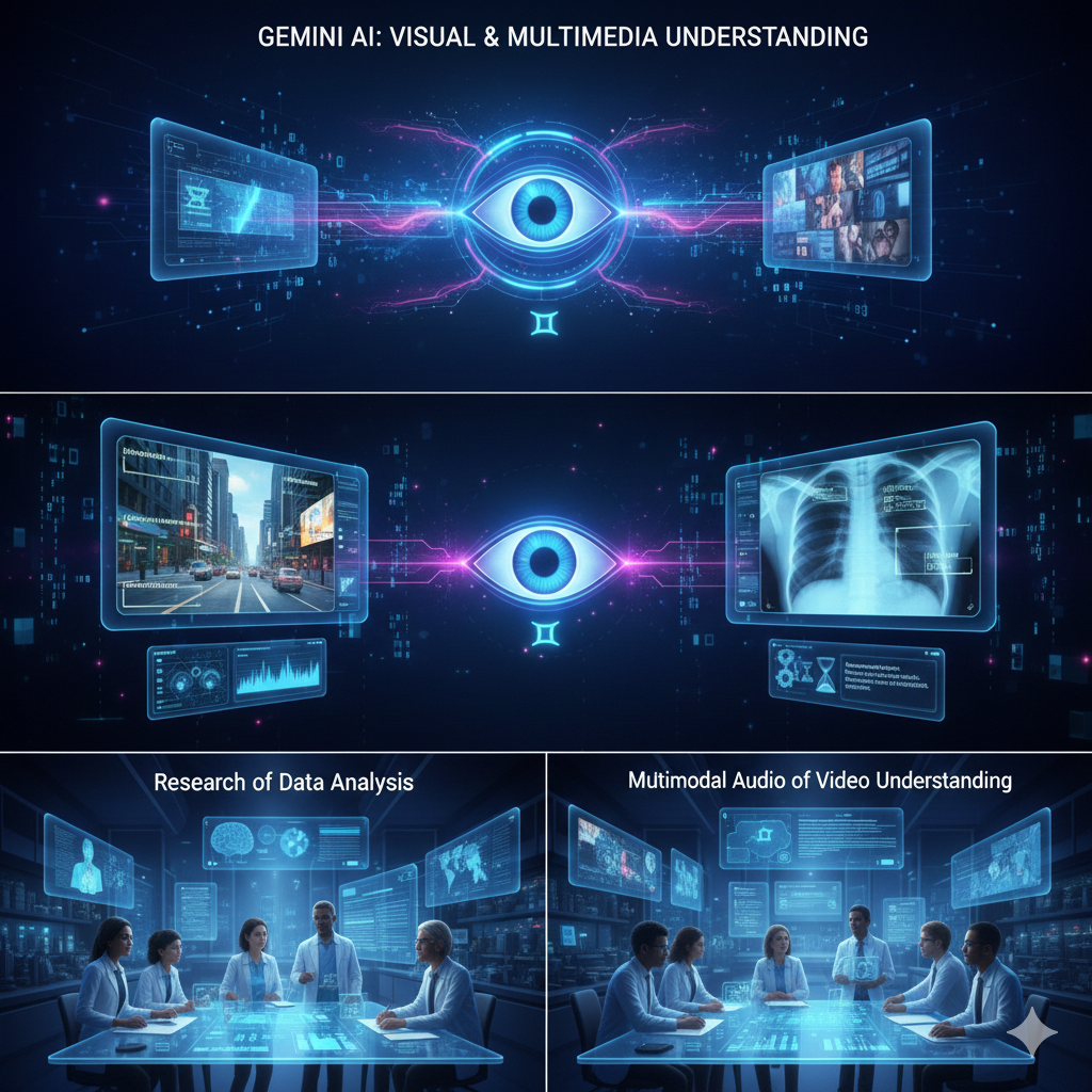 Gemini AI uses in Visual and multimedia understanding