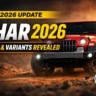 Mahindra Thar 2026 red model front view with latest price and variants revealed featured image by IndicDaily