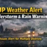 UP weather alert issued by IMD warning of thunderstorm, lightning and rain across multiple districts of Uttar Pradesh