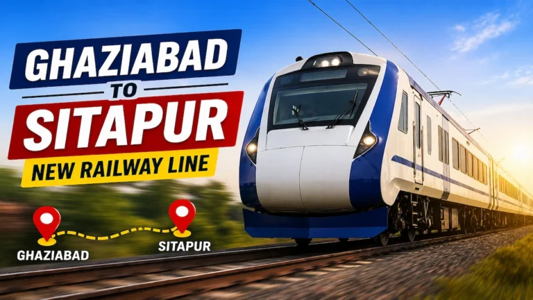 Ghaziabad to Sitapur New Railway Line