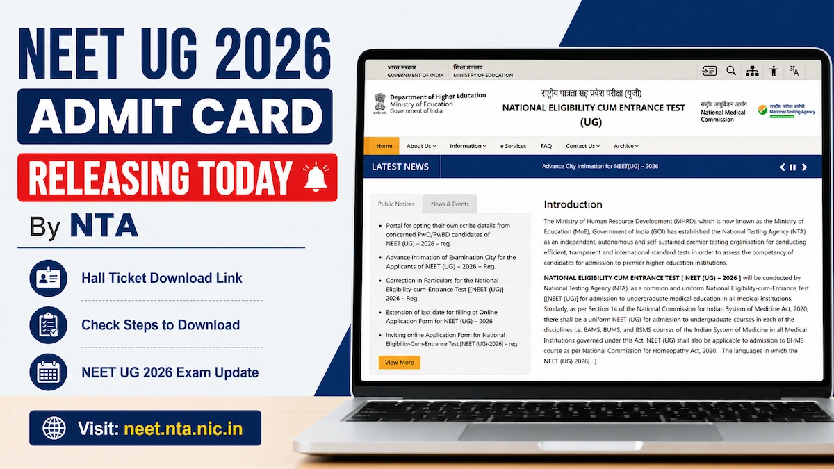 NEET UG 2026 Admit Card