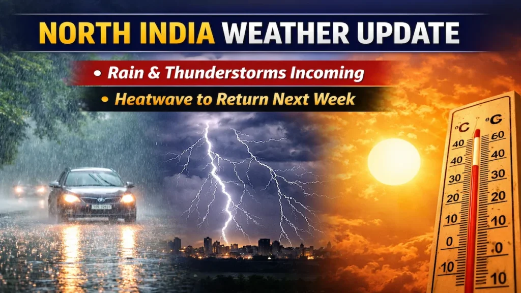 North India Weather Update: Rain, Thunderstorms Alert; Heatwave to Return Soon