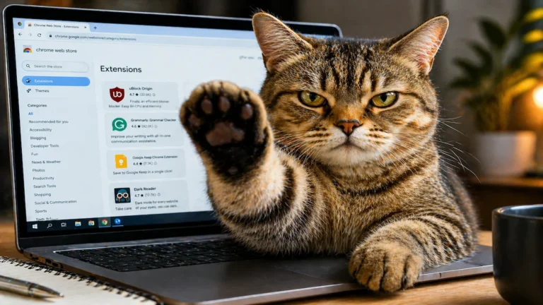 Cat Gatekeeper Chrome Extension